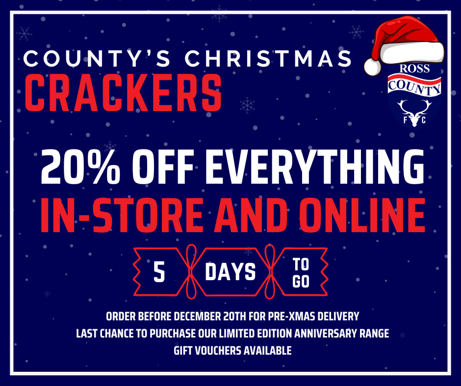 20% Off Everything at Ross County